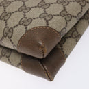 GUCCI GG Supreme Shoulder Bag PVC Beige Gold 007 105 0072 Auth BA5243-12