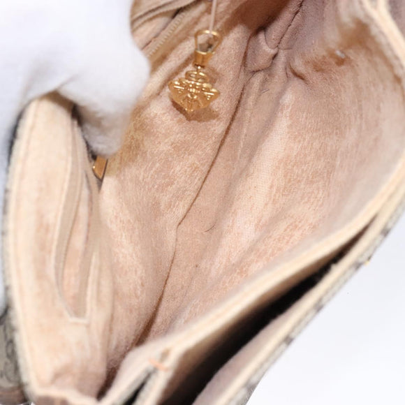 GUCCI GG Supreme Shoulder Bag PVC Beige Gold 007 105 0072 Auth BA5243