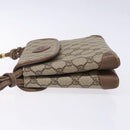 GUCCI GG Supreme Shoulder Bag PVC Beige Gold 007 105 0072 Auth BA5243-5