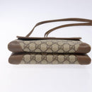 GUCCI GG Supreme Shoulder Bag PVC Beige Gold 007 105 0072 Auth BA5243-9