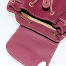 GUCCI Bamboo Backpack Suede Purple Gold 003 2058 0030 Auth BA5244-10