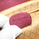 GUCCI Bamboo Backpack Suede Purple Gold 003 2058 0030 Auth BA5244-12