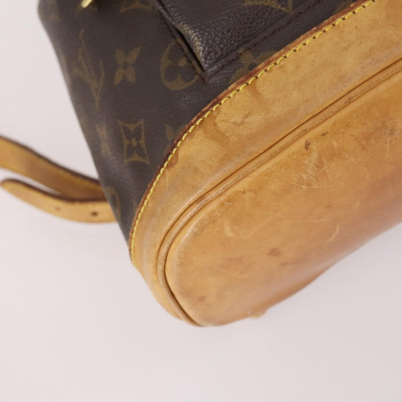 LOUIS VUITTON Monogram Montsouris MM Backpack M51136 LV Auth BA5245