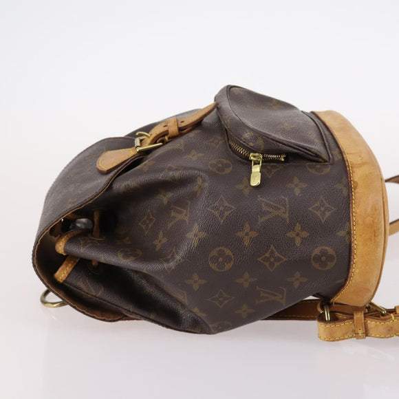 LOUIS VUITTON Monogram Montsouris MM Backpack M51136 LV Auth BA5245