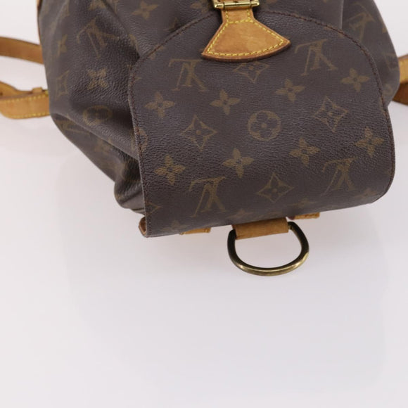 LOUIS VUITTON Monogram Montsouris MM Backpack M51136 LV Auth BA5245