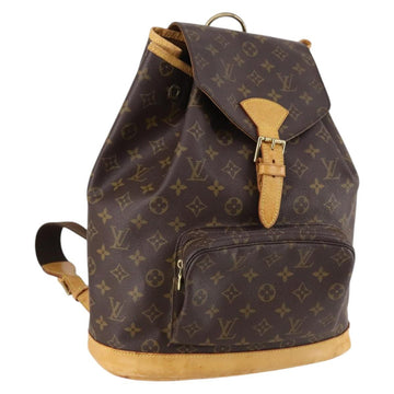 LOUIS VUITTON Monogram Montsouris GM Backpack M51135 LV Auth BA5246