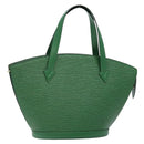 LOUIS VUITTON Epi Saint Jacques Hand Bag Green M52274 LV Auth BA5247-1