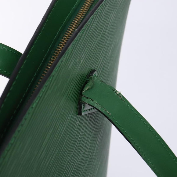 LOUIS VUITTON Epi Saint Jacques Hand Bag Green M52274 LV Auth BA5247