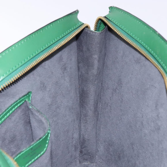 LOUIS VUITTON Epi Saint Jacques Hand Bag Green M52274 LV Auth BA5247
