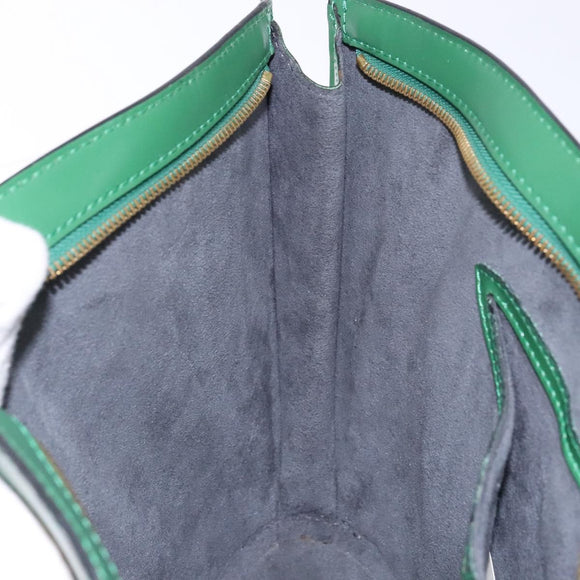 LOUIS VUITTON Epi Saint Jacques Hand Bag Green M52274 LV Auth BA5247