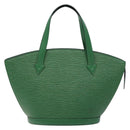 LOUIS VUITTON Epi Saint Jacques Hand Bag Green M52274 LV Auth BA5247-2