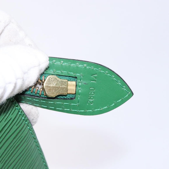 LOUIS VUITTON Epi Saint Jacques Hand Bag Green M52274 LV Auth BA5247