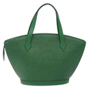 LOUIS VUITTON Epi Saint Jacques Hand Bag Green M52274 LV Auth BA5247-3