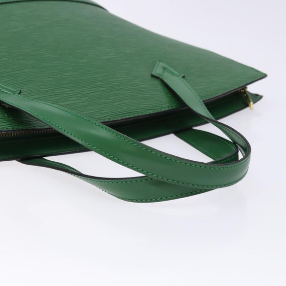 LOUIS VUITTON Epi Saint Jacques Hand Bag Green M52274 LV Auth BA5247