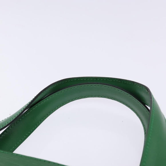LOUIS VUITTON Epi Saint Jacques Hand Bag Green M52274 LV Auth BA5247
