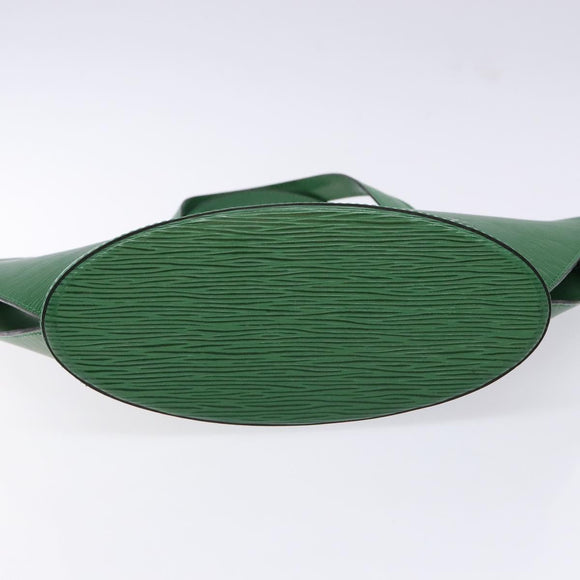 LOUIS VUITTON Epi Saint Jacques Hand Bag Green M52274 LV Auth BA5247