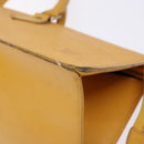 LOUIS VUITTON Epi Sac Triangle Hand Bag Yellow M52099 LV Auth BA5251-9