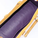 LOUIS VUITTON Epi Sac Triangle Hand Bag Yellow M52099 LV Auth BA5251-15