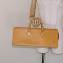 LOUIS VUITTON Epi Sac Triangle Hand Bag Yellow M52099 LV Auth BA5251-20