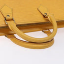 LOUIS VUITTON Epi Sac Triangle Hand Bag Yellow M52099 LV Auth BA5251-6