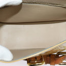 LOUIS VUITTON Monogram Vernis Christie GM Shoulder Bag Beige M91147 Auth BA5252-11