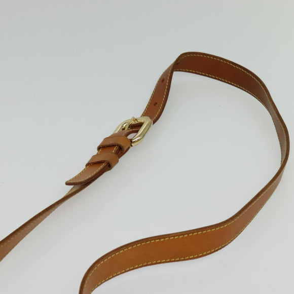 LOUIS VUITTON Monogram Vernis Christie GM Shoulder Bag Beige M91147 Auth BA5252