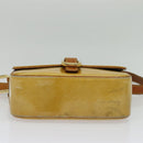 LOUIS VUITTON Monogram Vernis Christie GM Shoulder Bag Beige M91147 Auth BA5252-5