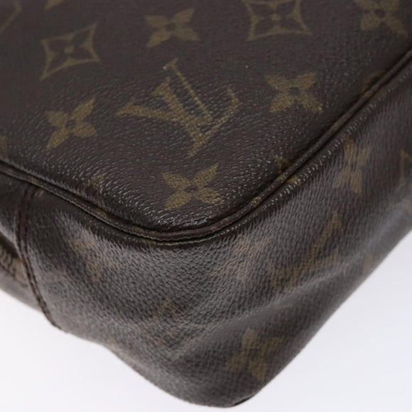 LOUIS VUITTON Monogram Trousse Toilette 23 Clutch Bag M47524 LV Auth BA5253