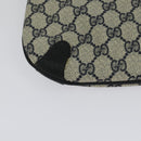 GUCCI GG Supreme Sherry Line Shoulder Bag PVC Navy Gold 39 02 026 Auth BA5255-15