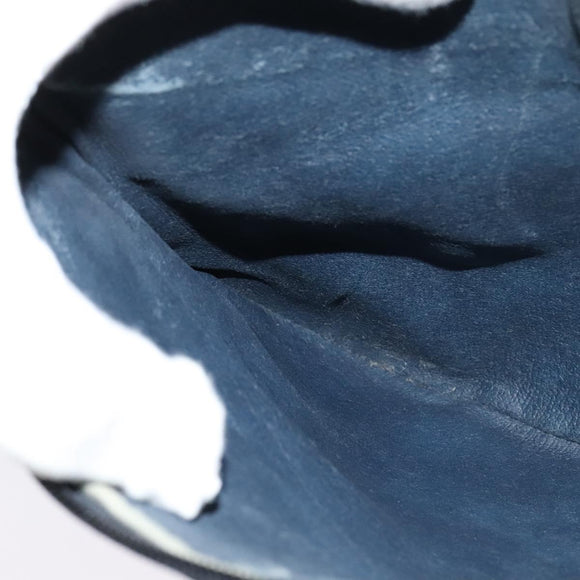 GUCCI GG Supreme Sherry Line Shoulder Bag PVC Navy Gold 39 02 026 Auth BA5255