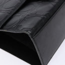 Salvatore Ferragamo Gancini Shoulder Bag Leather Black Silver Auth BA5258-12