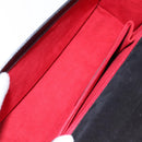 Salvatore Ferragamo Gancini Shoulder Bag Leather Black Silver Auth BA5258-18