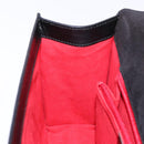 Salvatore Ferragamo Gancini Shoulder Bag Leather Black Silver Auth BA5258-19