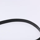 Salvatore Ferragamo Gancini Shoulder Bag Leather Black Silver Auth BA5258-8