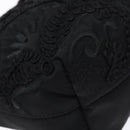 Salvatore Ferragamo Gancini Tote Bag Nylon Black Gold Auth BA5259-14