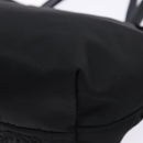 Salvatore Ferragamo Gancini Tote Bag Nylon Black Gold Auth BA5259-15