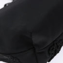 Salvatore Ferragamo Gancini Tote Bag Nylon Black Gold Auth BA5259-16