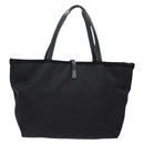 Salvatore Ferragamo Gancini Tote Bag Nylon Black Gold Auth BA5259-2