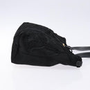 Salvatore Ferragamo Gancini Tote Bag Nylon Black Gold Auth BA5259-3