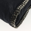 Stella MacCartney Falabella Chain Hand Bag Suede 2way Navy 234387 Auth BA5264-14