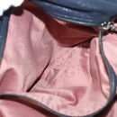 Stella MacCartney Falabella Chain Hand Bag Suede 2way Navy 234387 Auth BA5264-20