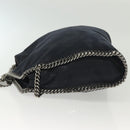 Stella MacCartney Falabella Chain Hand Bag Suede 2way Navy 234387 Auth BA5264-4