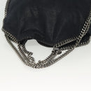 Stella MacCartney Falabella Chain Hand Bag Suede 2way Navy 234387 Auth BA5264-6