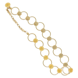 Gianni Versace Chain Belt Metal Gold Auth BA5265