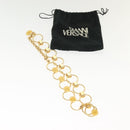 Gianni Versace Chain Belt Metal Gold Auth BA5265-14