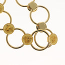 Gianni Versace Chain Belt Metal Gold Auth BA5265-2