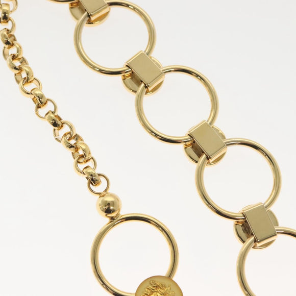 Gianni Versace Chain Belt Metal Gold Auth BA5265