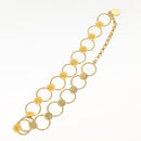 Gianni Versace Chain Belt Metal Gold Auth BA5265-7