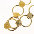 Gianni Versace Chain Belt Metal Gold Auth BA5265-8