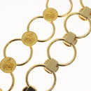 Gianni Versace Chain Belt Metal Gold Auth BA5265-9